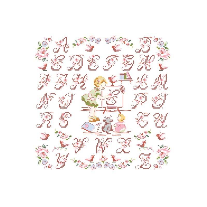 Dmc刺繍糸のみ クロスステッチ図案 The Little Lily Rose Alphabet 小さなローズアルファベット 図案用 Gabclr Gri Dmc 輸入手芸のココロ商店 通販 Yahoo ショッピング