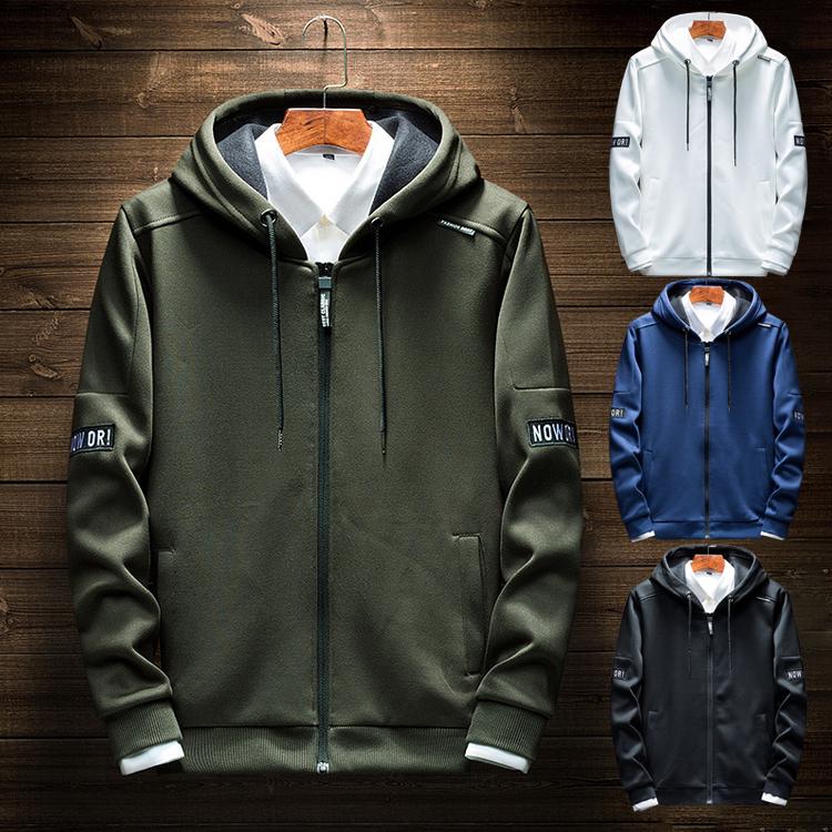 パーカー メンズ ジップアップパーカー 長袖パーカー 厚手パーカ フード付き 防寒 暖かい 春服 春物 04 心store 通販 Yahoo ショッピング