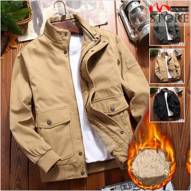 春夏新色 ミリタリージャケット メンズ 冬物 ジャケット 裏起毛 アウトドア ブルゾン 防寒防風 秋冬 あったか 40代 50代 Bv 心store 通販 Yahoo ショッピング 第1位獲得 Abmicse Org