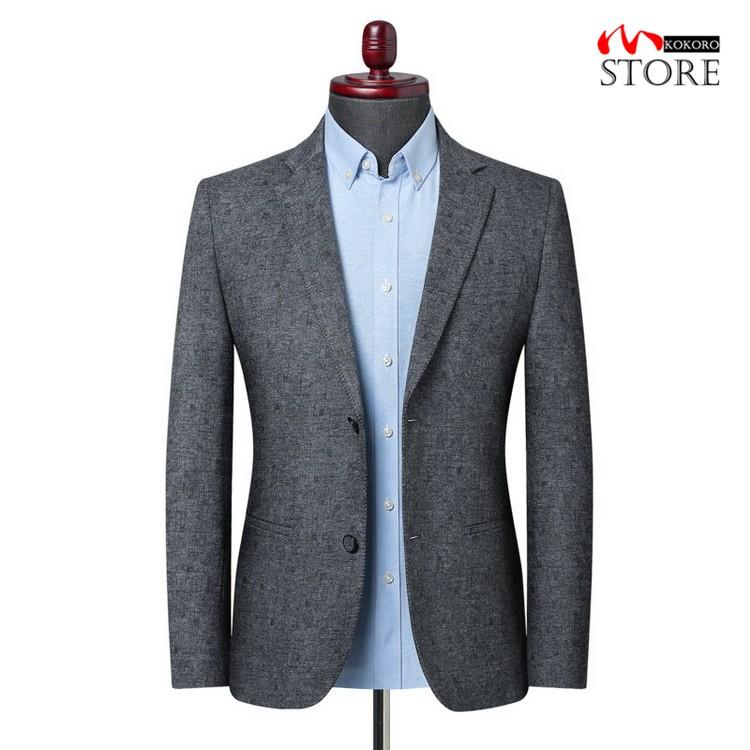 史上最も激安 スーツジャケット メンズ グレー ジャケット テーラードジャケット ビジネスジャケット 2ツボタン 上品 カジュアル 通勤 春 在庫一掃 Www Thaihealthcenter Org