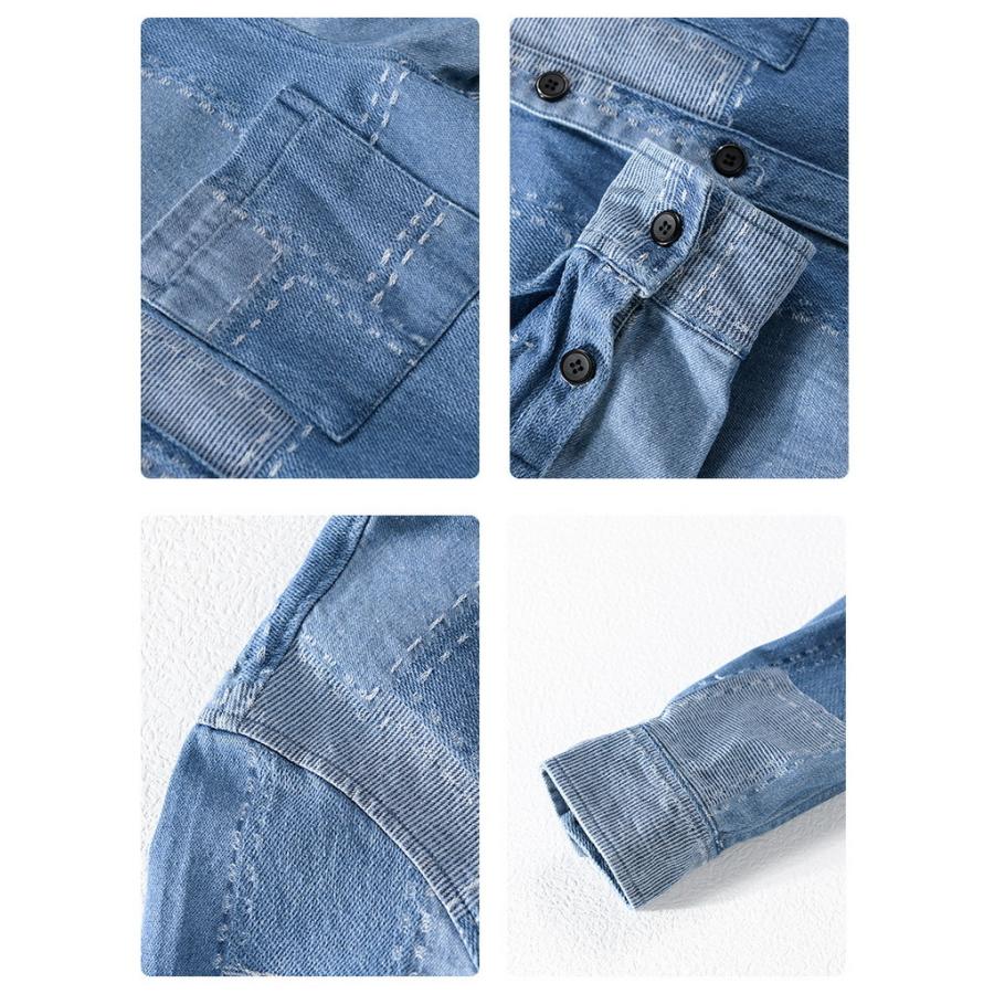 ダンガリーシャツ メンズ シャツ デニムシャツ カジュアルシャツ