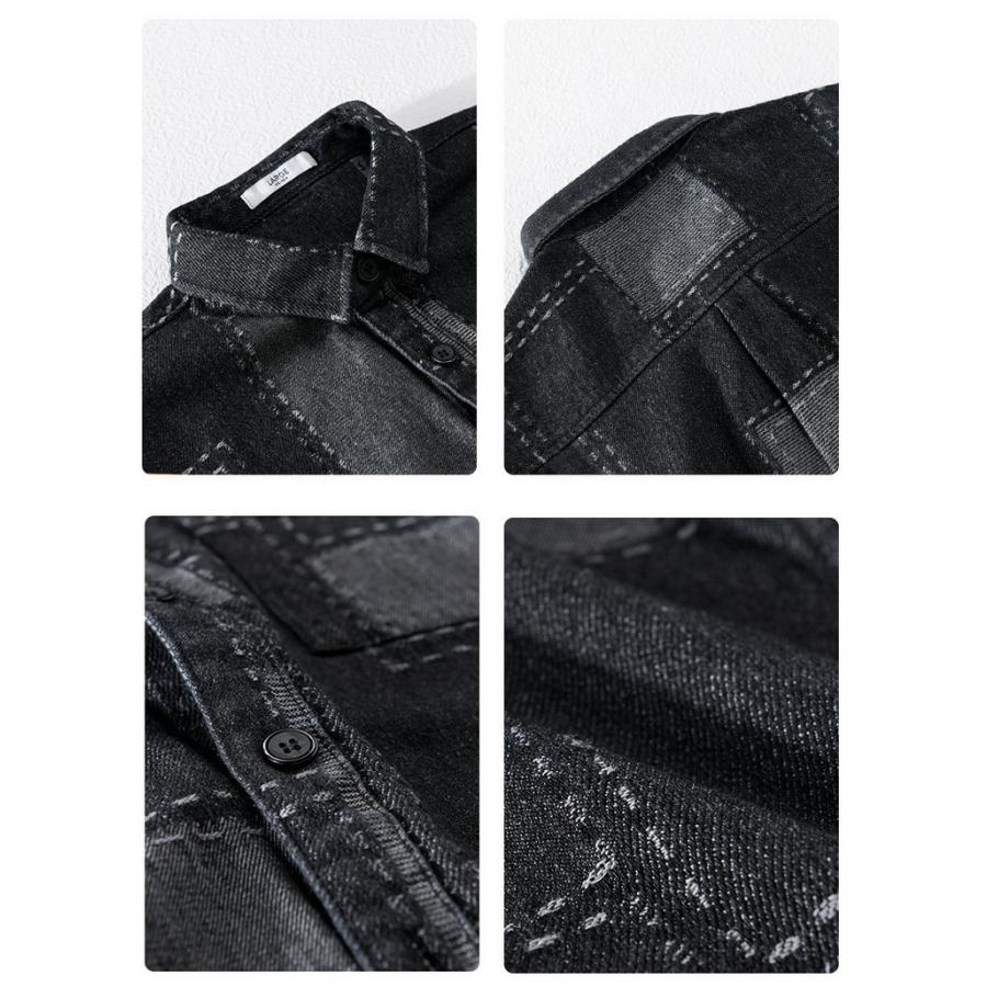 ダンガリーシャツ メンズ シャツ デニムシャツ カジュアルシャツ