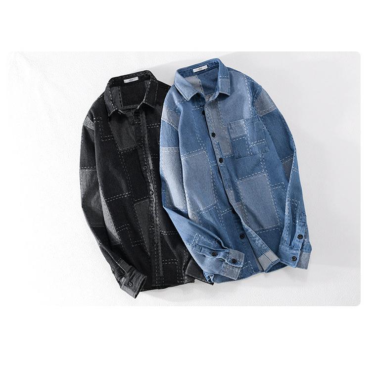 ダンガリーシャツ メンズ シャツ デニムシャツ カジュアルシャツ