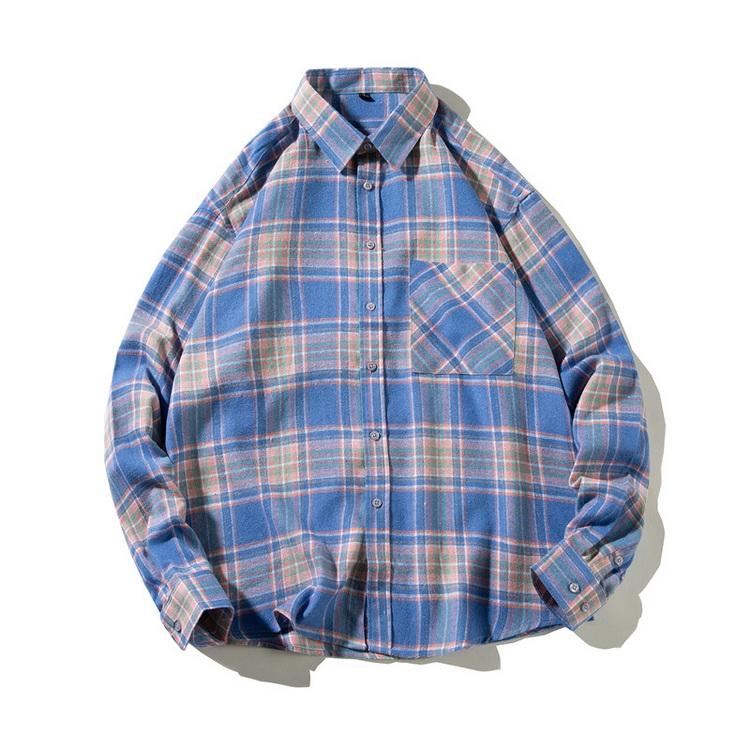 シャツ メンズ レディース ネルシャツ チェックシャツ カジュアル