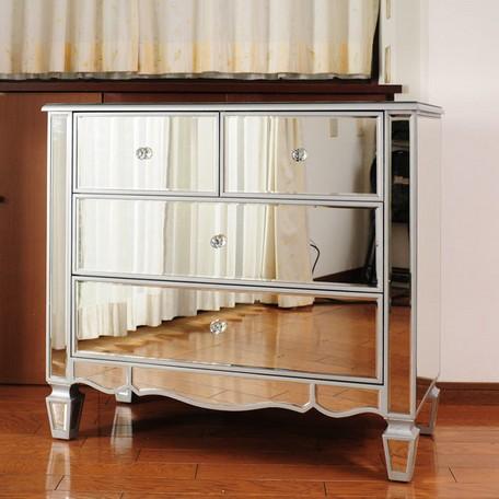 ミラー家具 チェスト 鏡 ディスプレイ台 【SALE，大得価】