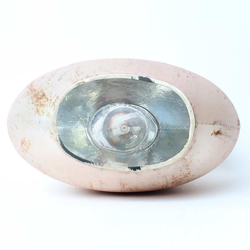 Flowerベース 花瓶 ガラス ピンクベージュ 