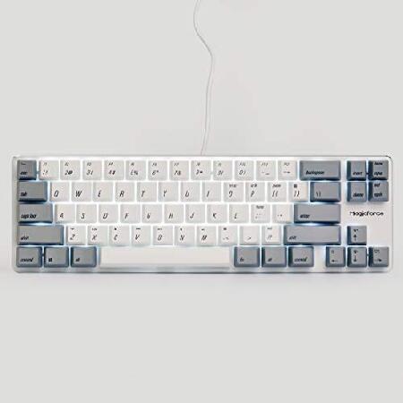 Mechanical Keyboard Gaming Keyboard Kailh Blue Switch Wired Backlit PBT Keycaps Mini Design (60%) 68 Keys Keyboard Magicforce by Qisan(W（並行輸入品）