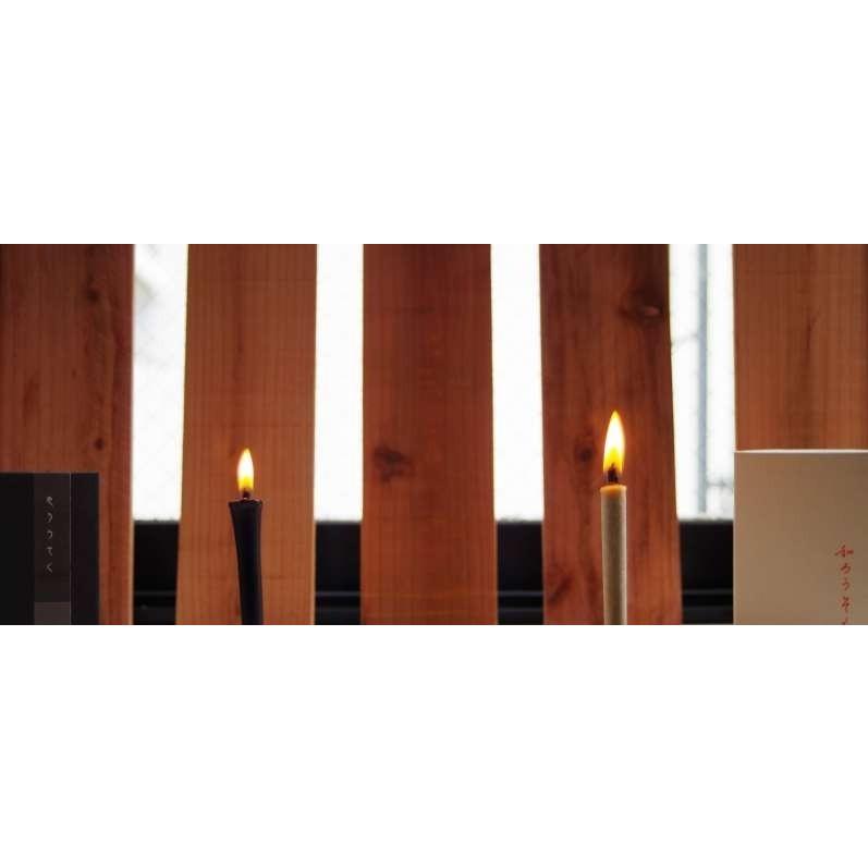 茶道具 茶席 燭台 和蝋燭 和ろうそく10本セット アンティーク 美品