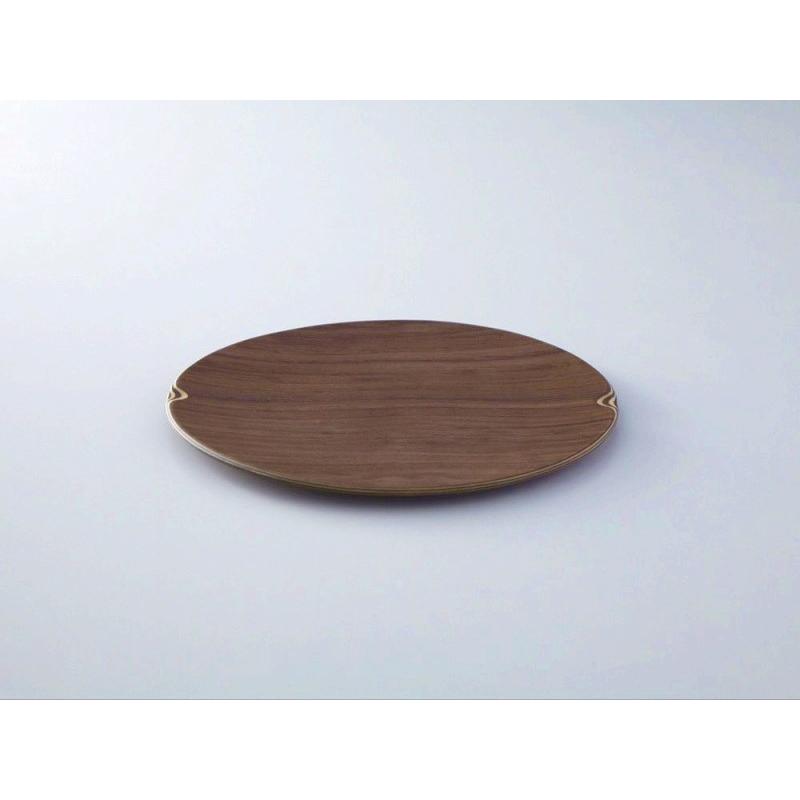 食洗器対応 GOLDCRAFT 丸皿 プライウッド shima (シマシマ) ラウンド L
