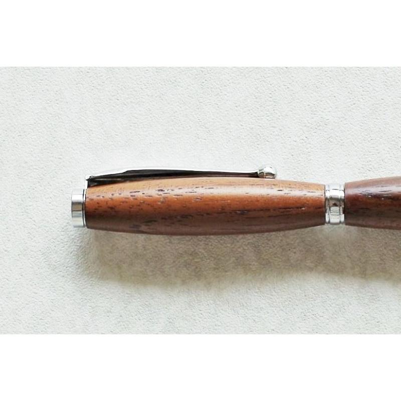 名入れ可 銘木ボールペン - チーク LINKWOODDESIGN 日本製 木ペン
