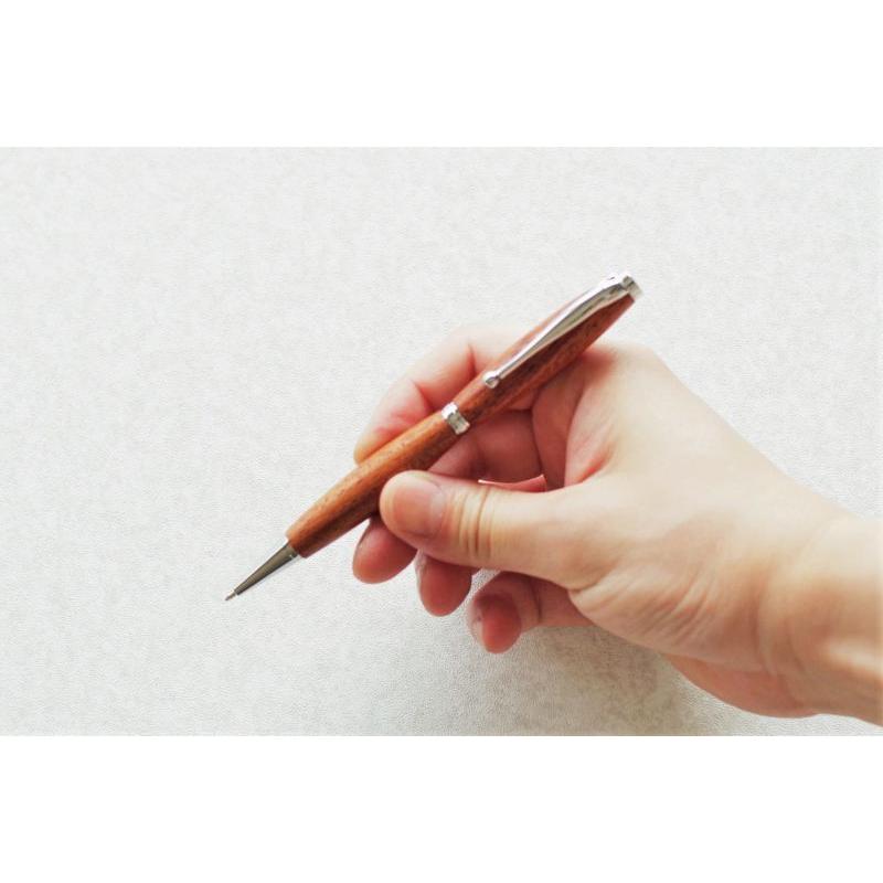 名入れ対応 世界の銘木 ボールペン - カリン LINKWOODDESIGN 日本製