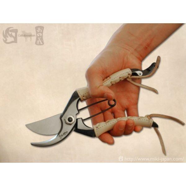 園芸ばさみ A型 剪定鋏 7インチ金止 牛革 TS096 おの義 三木鍛冶屋村