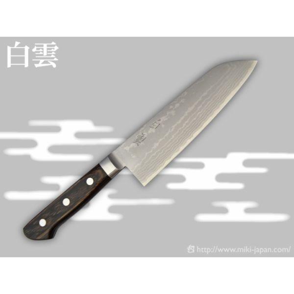 三徳包丁 白雲 165mm TS188 三木鍛冶屋 ステンレス和包丁 V金10号積層  
