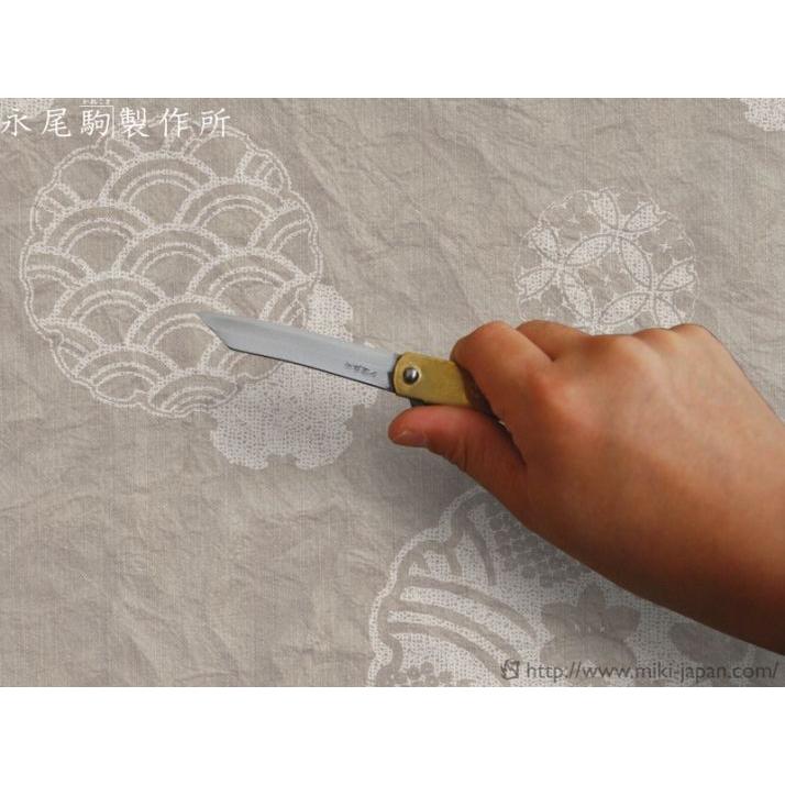 肥後守 大 青紙鋼割込刃 UK011 永尾カネ駒製作所 みきかじや村
