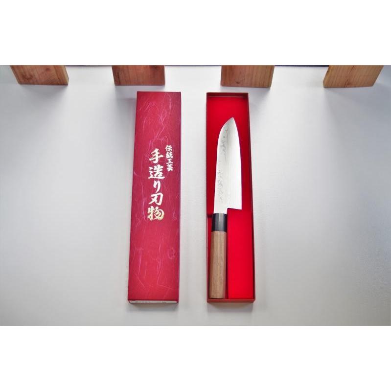三徳包丁 V金10号鋼積層 5寸半 165mm  UF169 三木刃物製作所 みきかじや村 鍛造 V1 ダマスカス 包丁 ミルフィーユ 高級 ステンレス  日本製