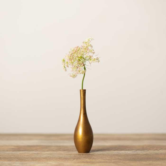 一輪挿し そろり ミニ 金茶 能作 nousaku 真鍮 花器 おしゃれ 小物