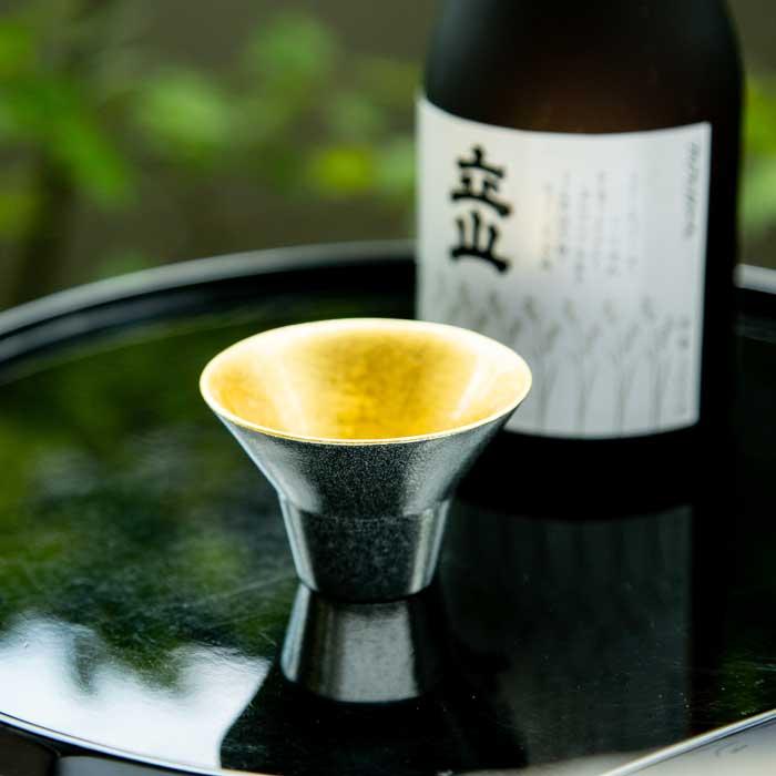 楽焼　茶道具　楽茶盌　金・銀　猪口　おちょこ 楽焼 茶道具 楽茶盌 金・銀 猪口 おちょこ | ヤマダウェブコム