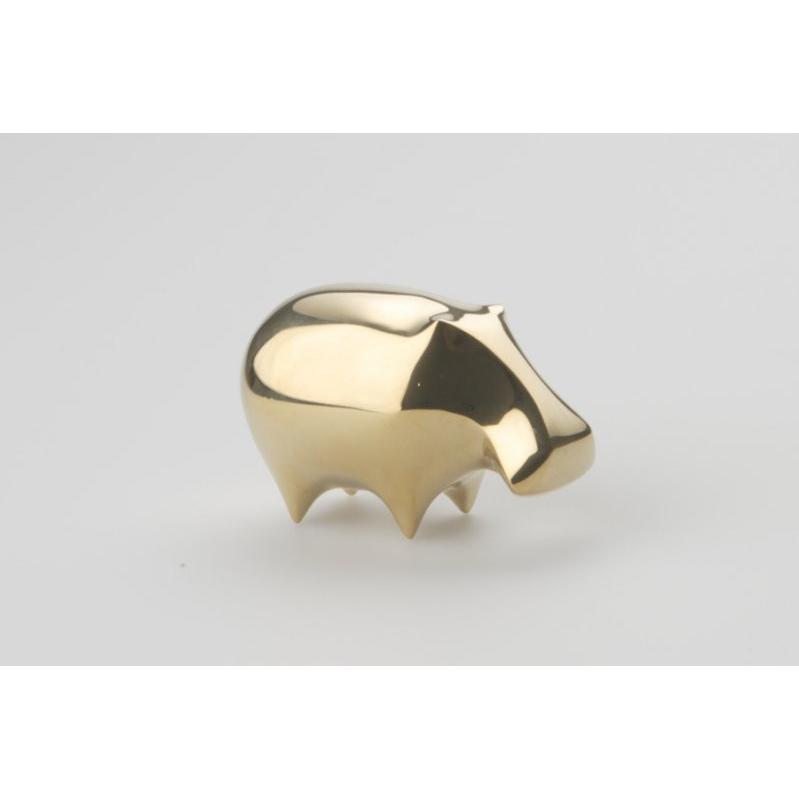 ブラスブロック かば 能作 河馬 動物 シルエット 玄関 机 ペーパーウェイト オブジェ 小物 飾り 置物 モダン デフォルメ かわいい おしゃれ 真鍮 金色 Nsk 117 ココショク 日本の手仕事ショップ 通販 Yahoo ショッピング