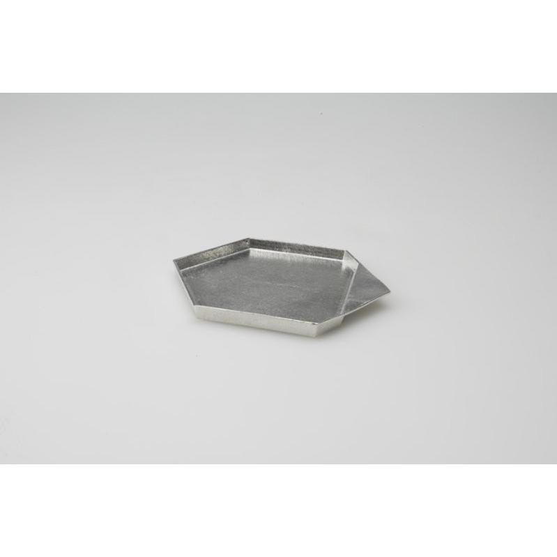 つまみ皿 TAKAKU L 能作 錫製 皿 多角形 食器 おしゃれ : ココショク