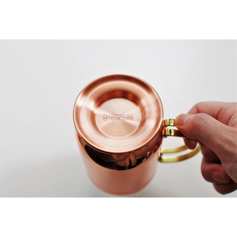 新光金属 マグカップ リファインド 400ml 純銅製 国産 銅 グラス 酒器
