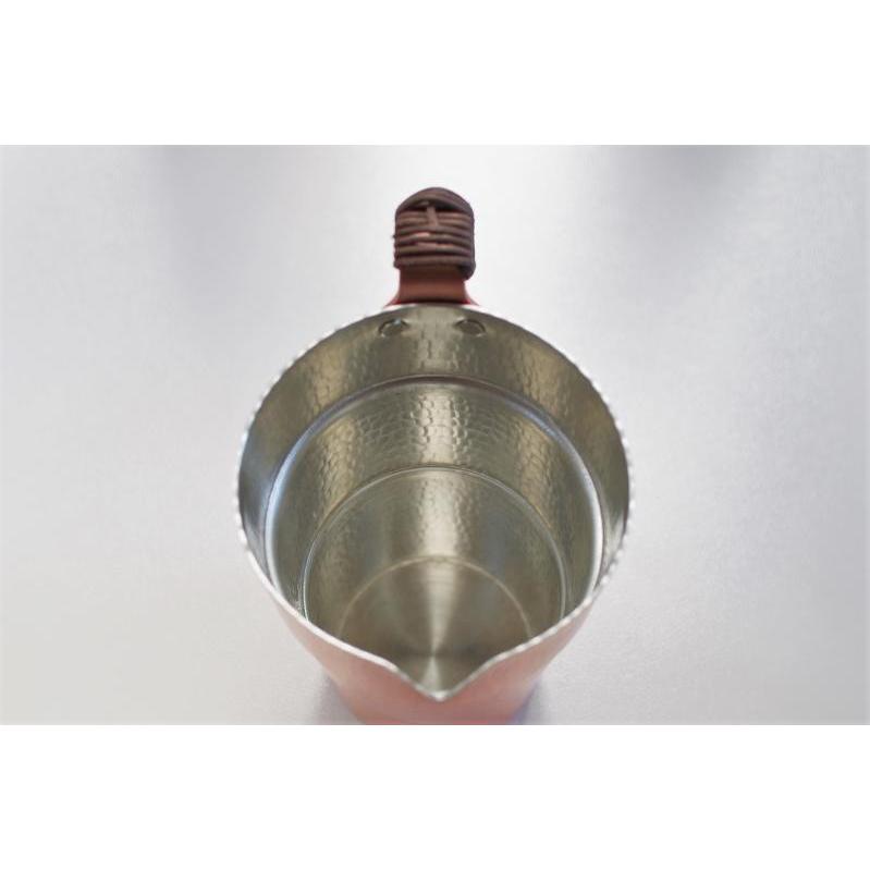 新光金属 ちろり 1合 銅製 手打ち 銅 燕市 酒器 燗付け器 銅のチロリ