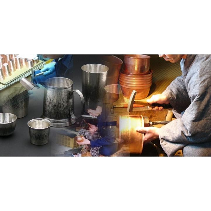 新光金属 ちろり 2合 銅 錫 燕市 手打ち 純銅製 日本酒 熱燗 ぬる燗