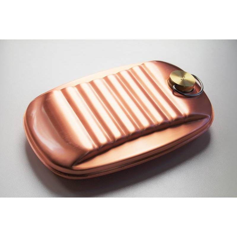 純銅 湯たんぽ ゆたんぽ 新光金属 中古 箱つき 新光金属