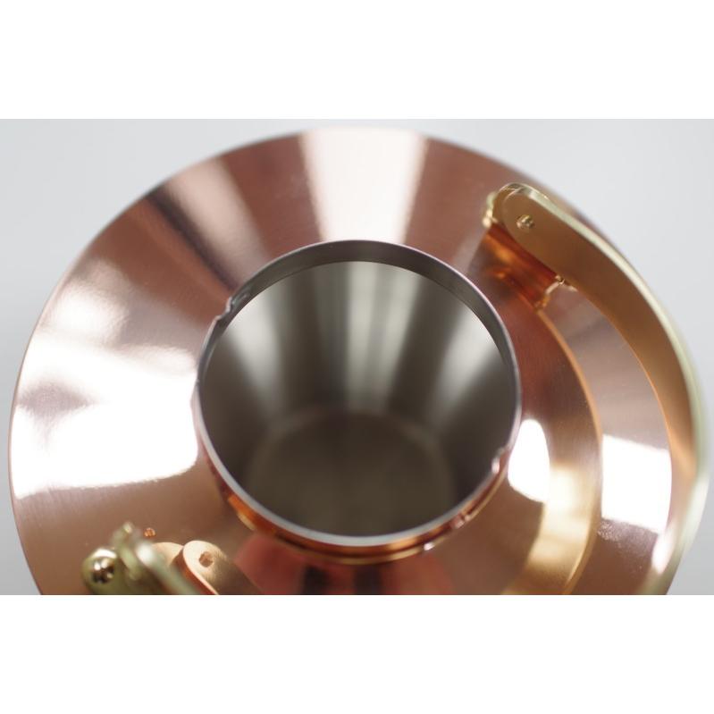 冷酒ポット 中子付き 純銅製  新光金属 銅 燕市 金属の酒器  焼酎 ウイスキー 水差し 飲み比べ  美味 男前  高級 サーバー | 新光金属 | 13