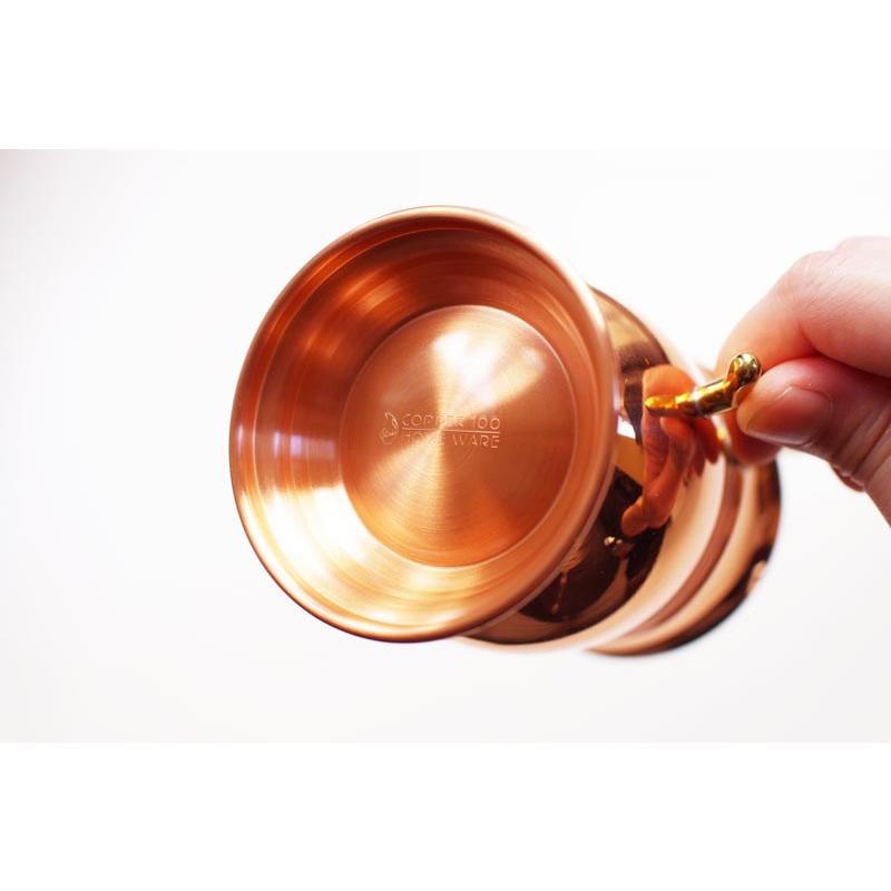 ジョッキ 小 ペア セット 木箱入り 純銅製 ギフト ペアジョッキ 新光