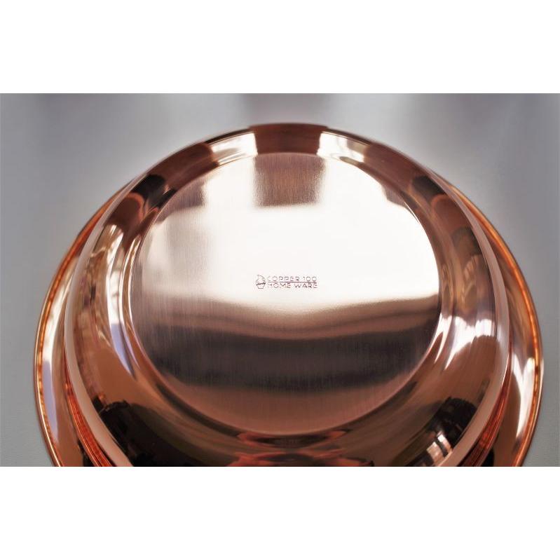 銅洗面器〈純銅製洗面器〉 洗面器 小 純銅製 抗菌 新光金属 燕市 職人 国産 高級 風呂桶 湯