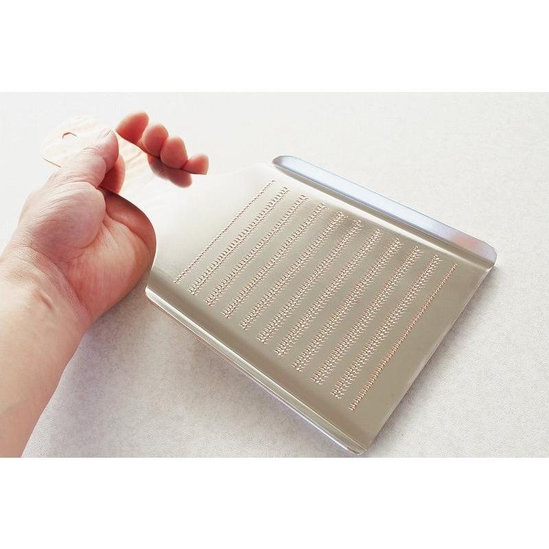 新光金属 おろし金 2号 銅製 手打ち 燕市 職人 高級 大根おろし 両面