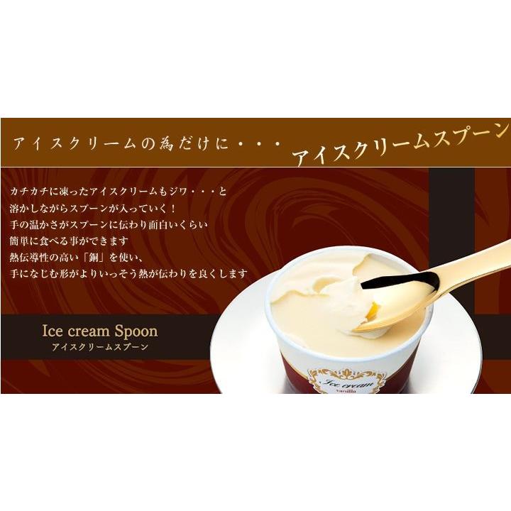 新光金属 アイスクリームスプーン 銅製 銀 燕市 職人 燕三条 銅製品