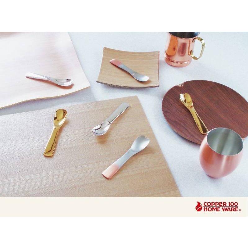 新光金属 アイスクリームスプーン 銅製 銀 燕市 職人 燕三条 銅製品