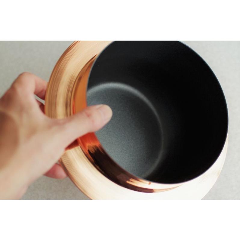 羽釜 3合用 純銅製 ごはんはどうだ! 飯釜 炊飯器 ステンレス蓋 羽釜 3合用 純銅製 ごはんはどうだ! 飯釜 炊飯器 ステンレス蓋