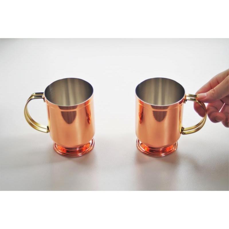 新光金属 リファインドマグ ペア セット 純銅製 400ml 燕 酒器 新光金属 リファインドマグ ペア セット 純銅製 400ml 燕 酒器