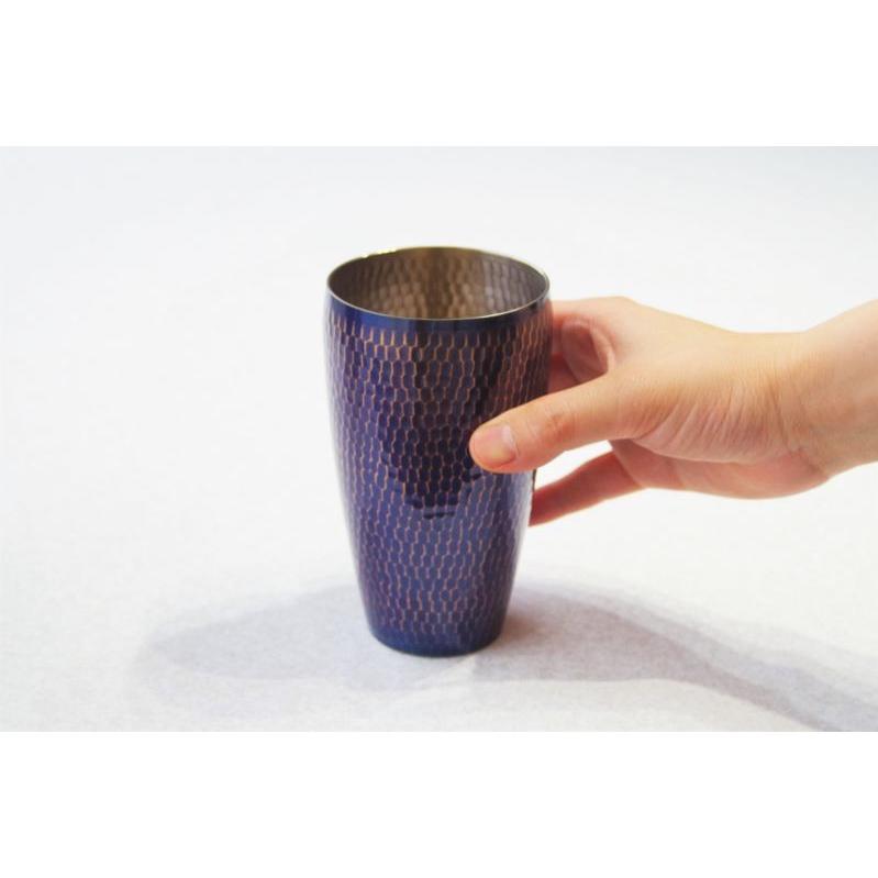 新光金属 タンブラー 純銅製 鎚目 大 S型 550ml 錫 銅 燕市 酒器 新光金属 タンブラー 純銅製 鎚目 大 S型 550ml 錫 銅 燕市 酒器