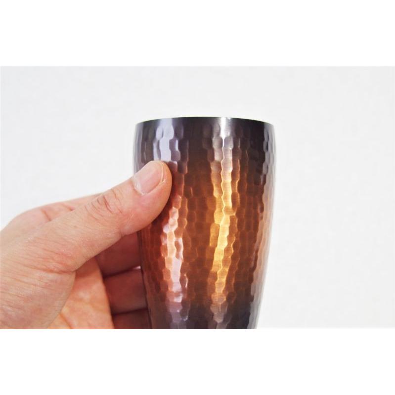 新光金属 タンブラー 純銅製 鎚目 小 S型 250ml 銅 錫 酒器 高級 新光金属 タンブラー 純銅製 鎚目 小 S型 250ml 銅 錫 酒器 高級