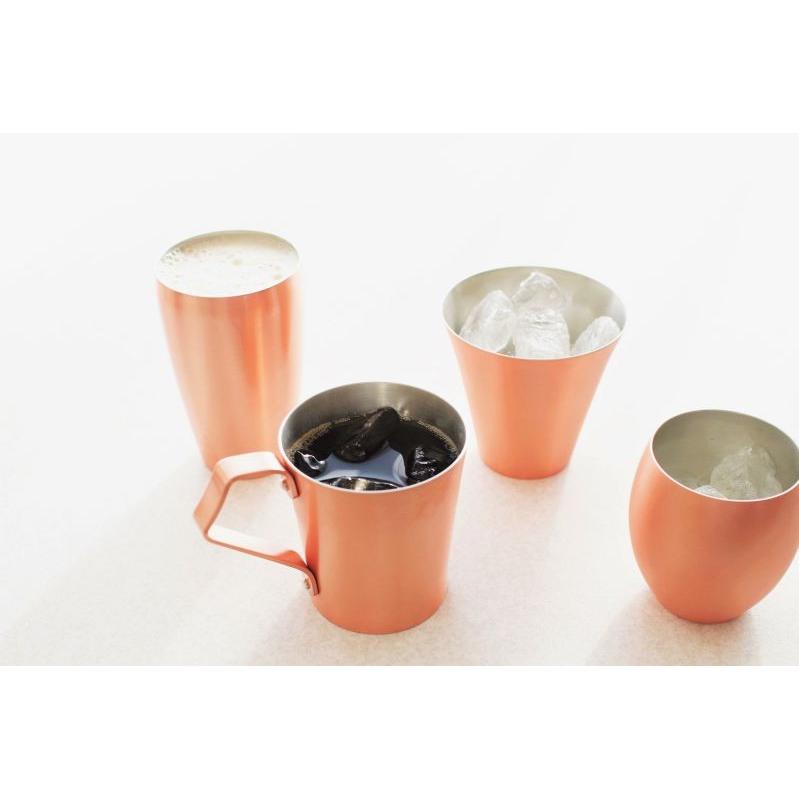 銅 錫 ロック タンブラー MUKU  370ml  新光金属 燕市 銅製品 酒器 ビール カップ おしゃれ 焼酎 誕生日 グラス 父 男性 プレゼント 新光堂の画像