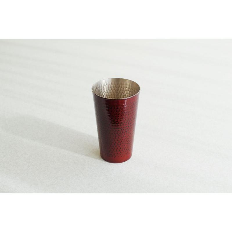 金胎漆器 タンブラー 大 根来 500ml 銅 新光金属 タンブラー 朱漆 銅製品 漆器 コップ 大きい カップ 敬老の日 結婚祝い 記念品 喜寿 退職祝い 古希 送別 贈り物の画像