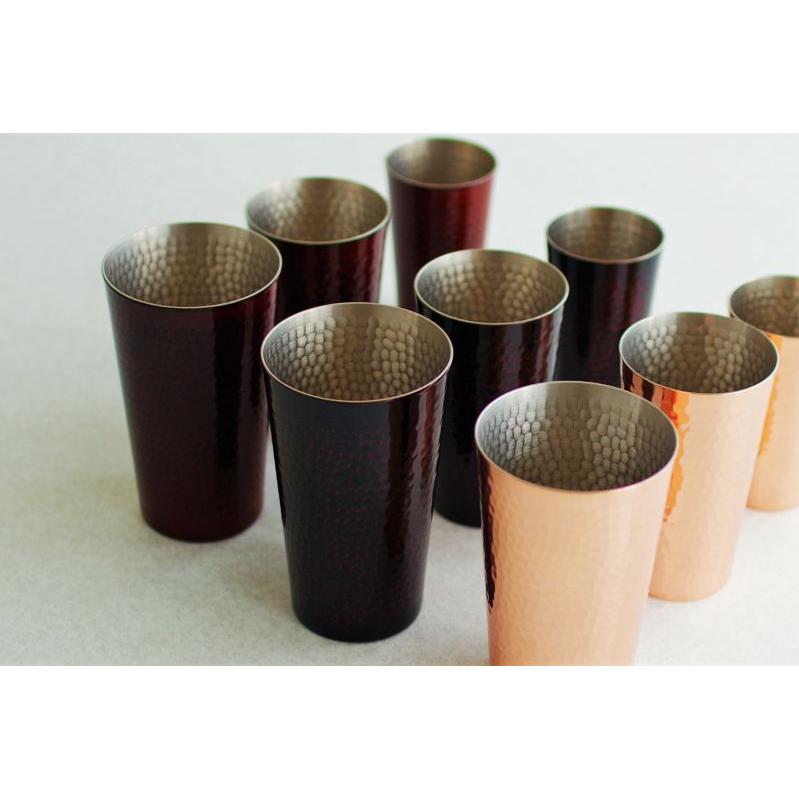 金胎漆器 タンブラー 大 根来 500ml 銅 新光金属 タンブラー 朱漆 銅製品 漆器 コップ 大きい カップ 敬老の日 結婚祝い 記念品 喜寿 退職祝い 古希 送別 贈り物の画像