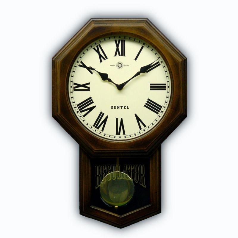 振り子時計 SQ02 八角形 さんてる 日本製 国産時計 おしゃれ 壁時計 