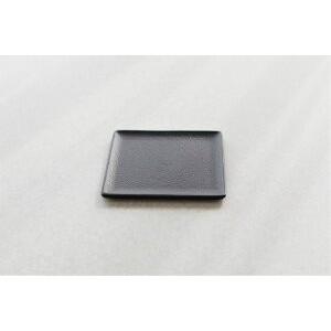 香皿 スクエアトレー S ブラック シルバー 炭谷三郎 博鳳堂 金属