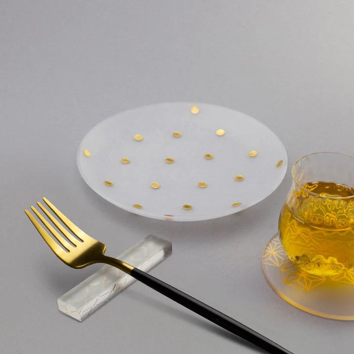 プレート 20枚セット 金箔風デザイン 高級感あり 業務用 撮影小物 お皿