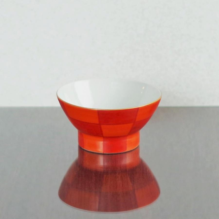 お茶碗 中 金彩 重なり市松 200kcal ミディアム HP-8C ご飯茶碗 市松