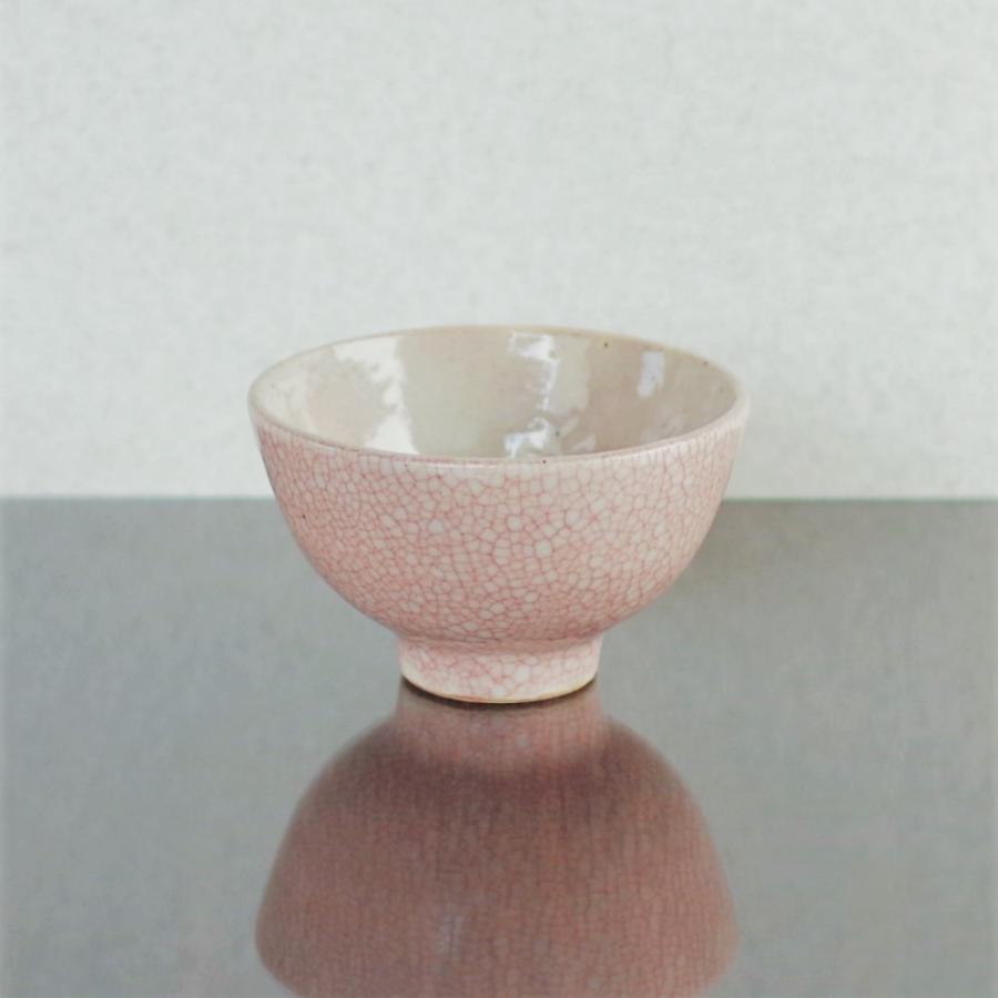 茶碗 中 朱貫入 200kcal お茶碗 ご飯茶碗 レッド 赤 HE-30 ピンク 紅白