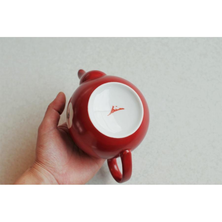 美濃焼 ティーポット 赤椿 和食器 おしゃれ 磁器 急須 ポット PP