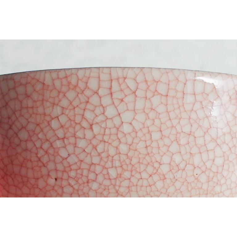 美濃焼 ぐい呑み 朱貫入 陶器 100cc 和食器 おしゃれ ぐい飲み ぐいのみ 蔵珍窯 QE-4 陶芸 レトロ ピンク 赤 |  | 01