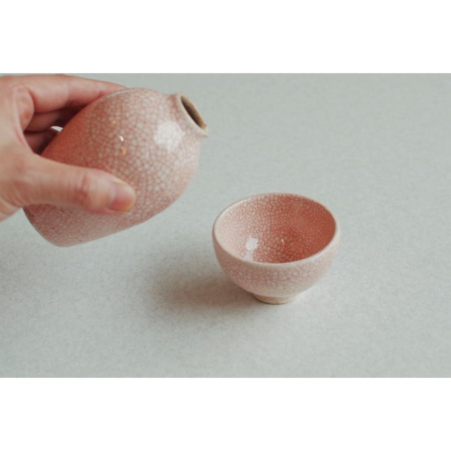 美濃焼 徳利 1合 朱貫入 オリジナル 陶器 和食器 おしゃれ とっくり 一