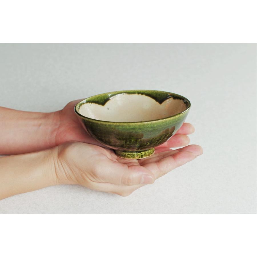 超美品 古織部 小ぶりな茶碗 時代 i9tmg.com.br
