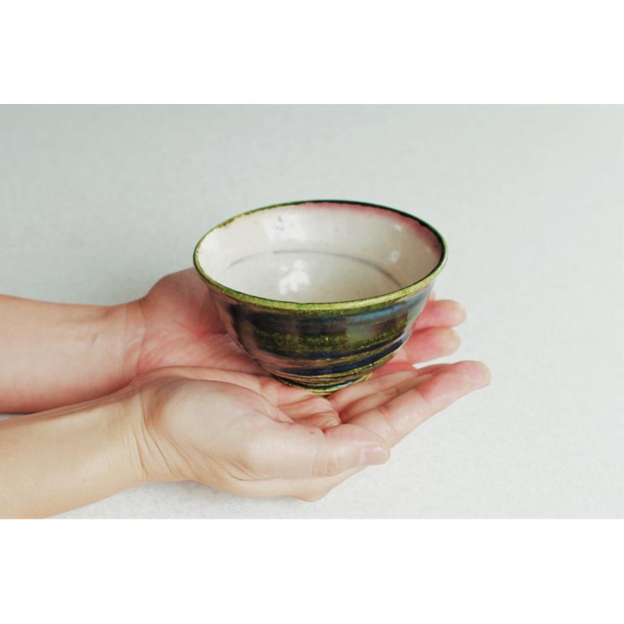 お茶碗 特大 織部福々 350kcal 陶器 美濃焼き 蔵珍窯 茶碗 HE お茶碗 特大 織部福々 350kcal 陶器 美濃焼き 蔵珍窯 茶碗 HE
